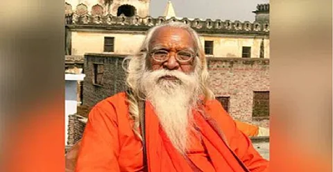 Mahant Satyendra Das, the chief priest of the Ram Janmabhoomi temple in Ayodhya