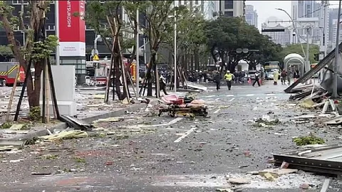 Gas explosion at Taiwan food court kills 4 and leaves 8 hospitalised