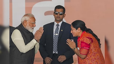 Congratulating Rekha Gupta on taking oath as Delhi's chief minister, Prime Minister Narendra Modi on Thursday said she has risen from the grassroots and expressed confidence that she will work for the city's development with full vigour.