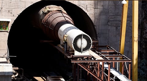 The teams engaged in rescuing eight persons who remain trapped in a partially collapsed SLBC tunnel have began cutting the part of Tunnel Boring Machine and other obstacles that are preventing them from going to the spot where they can search for the individuals.