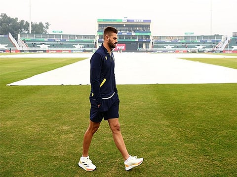The start of the Champions Trophy match between South Africa and Australia was delayed due to rain here on Tuesday.