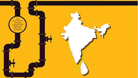 A proposed multi-product petroleum pipeline between India and Sri Lanka