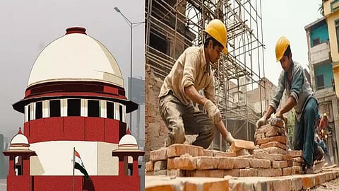 The Supreme Court directed Haryana, Uttar Pradesh and Rajasthan to pay compensation to construction workers