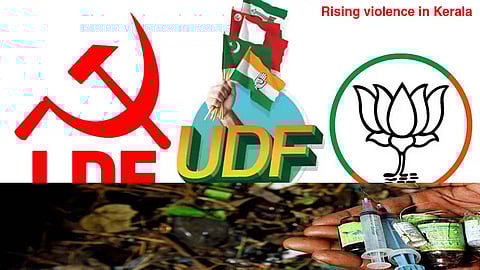 LDF and the UDF in Kerala acknowledged that violence was on the rise in the state