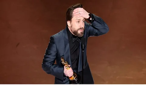 Kieran Culkin won the Oscar for best supporting actor Sunday at the 97th Academy Awards, completing a sweep of the category that followed his dominance in television awards last season.