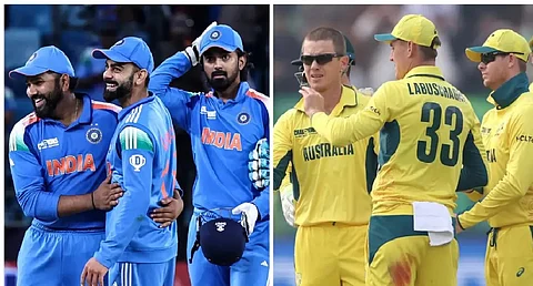 Left-arm spinner Ravindra Jadeja snared two quick wickets in the middle overs as India reduced Australia to 158 for 4 in 30 overs in their Champions Trophy semifinal here on Tuesday.