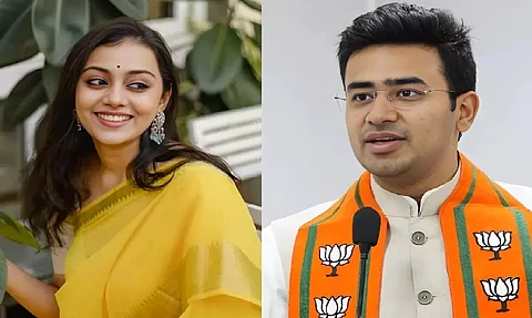 Bengaluru South MP and Bharatiya Janata Yuva Morcha national president Tejasvi Surya on Thursday tied the knot with Carnatic classical singer Sivasri Skandaprasad in the city.