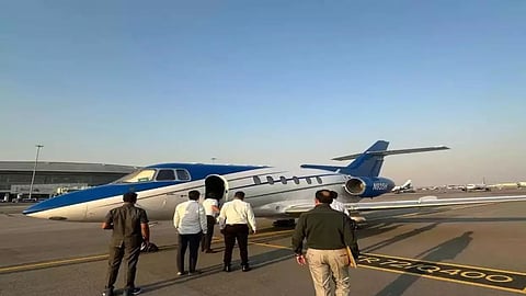 ED seizes business jet at Hyderabad airport in money laundering case