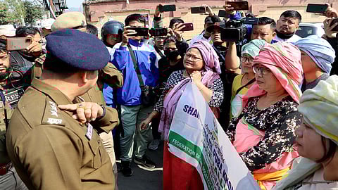 Normal life was affected in Kuki-dominated areas of Manipur