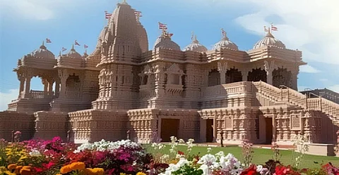 A prominent Hindu temple in California was defaced with anti-India graffiti by some unknown persons in another incident targeting the community's sacred spaces in the US.