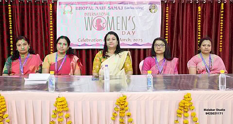 Bhopal Nair Samaj hosted its first-ever International Women’s Day celebration on Sunday, March 9, at Mannam Bhawan, marking a significant milestone for the community.