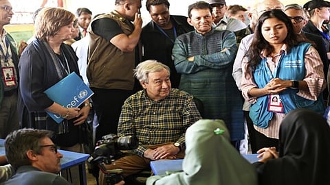 UN Secretary-General Antonio Guterres said that the humanitarian aid cuts by the US and other countries in Europe “are a crime”.