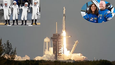 New crew to the International Space Station on Friday night