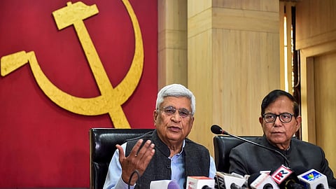 The CPI(M) is aiming to recover its base in West Bengal and will try to bring together "Left and democratic forces"