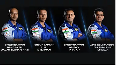 The four astronauts selected for Gaganyaan, India's first human space flight mission
