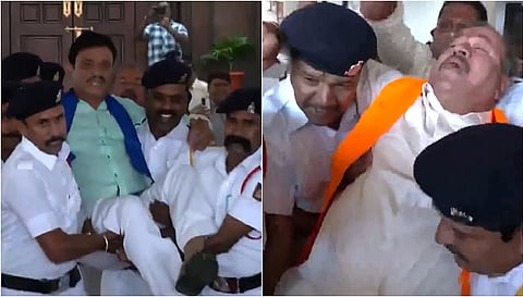 BJP slams suspension of 18 party MLAs from Karnataka Assembly for six months