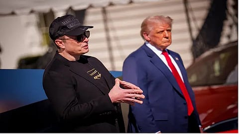President Donald Trump and billionaire Elon Musk work to overhaul the federal government
