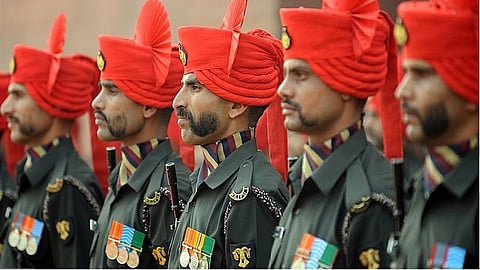 The 5th Battalion of the Rajput Regiment that has participated in active operations