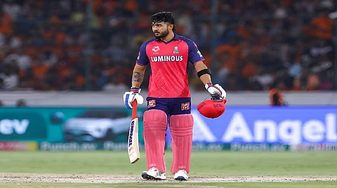 RR skipper Riyan Parag fined Rs 12 lakh for slow over rate