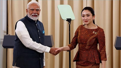 Prime Minister Narendra Modi on Thursday held delegation-level talks with his Thai counterpart Paetongtarn Shinawatra.