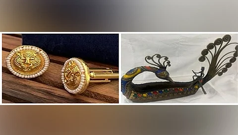 Prime Minister Narendra Modi has gifted a brass Sarnath Buddha in 'dhyan mudra' to Thailand King Maha Vajiralongkorn and a brocade silk shawl to the queen, officials said on Friday.