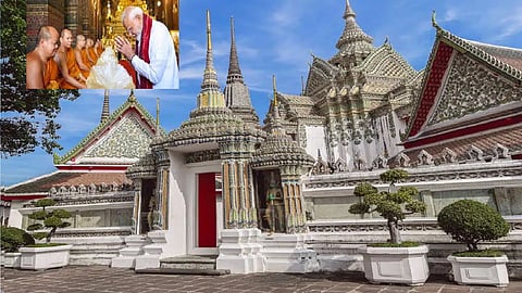 PM Modi visits Thailand's Wat Pho temple of Reclining Buddha