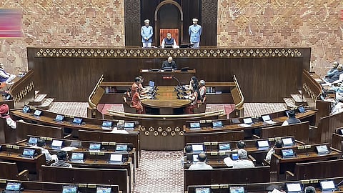 The Rajya Sabha early Friday adopted a Statutory Resolution confirming the imposition of President's Rule in strife-torn Manipur with members across party lines supporting the decision.