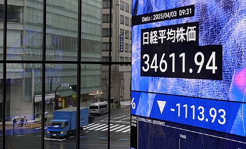 Asian markets plunge with Japan's Nikkei diving nearly 8% after big meltdown on Wall St