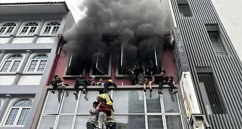 Singapore shophouse fire
