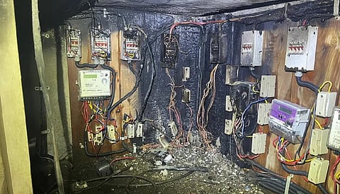 95 electricity meters destroyed in fire at Thane building