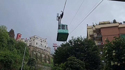 cable car crash south of Naples