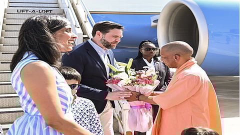 US VP J D Vance and family in Agra