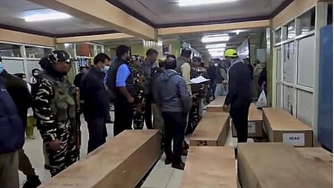 Bodies of victims: Authorities will hold a wreath laying ceremony