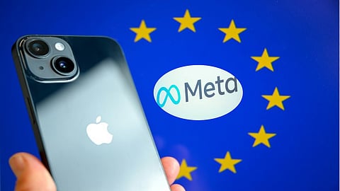 EU fines Apple 500 million Euros, Meta 200 million in separate digital cases