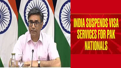 The MEA said all existing valid visas issued by India to Pakistani nationals stand revoked