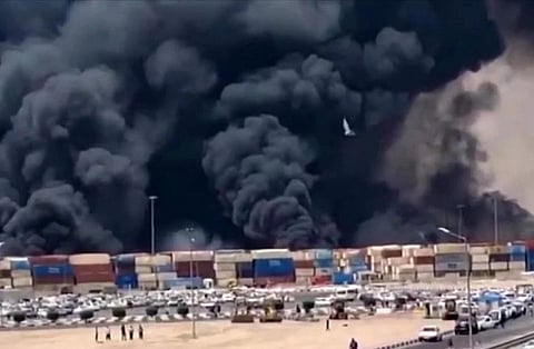 Massive explosion at Iranian port