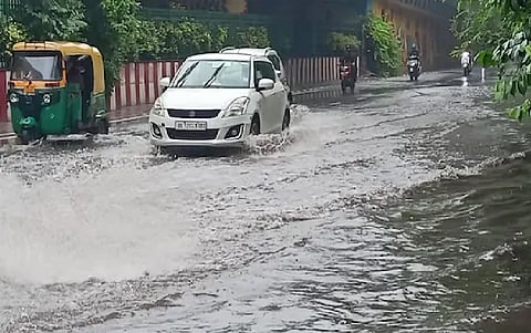 7 dead in rain-related incidents across north India; roads flooded