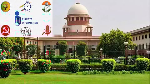 Seeking to bring major political parties under RTI