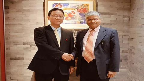 China and Indian Ambassador exchanged views on bilateral relations and issues of common concern.
