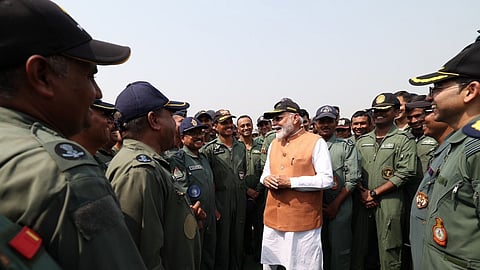 PM Modi travels to Adampur air base, interacts with soldiers