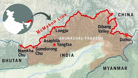 Arunachal Pradesh Map