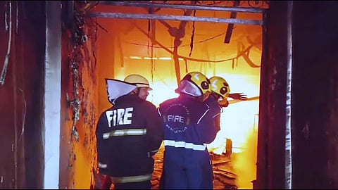 17 killed in fire at a building in Hyderabad
