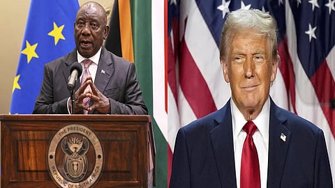 South Africa's leader aims to salvage relationship with Trump