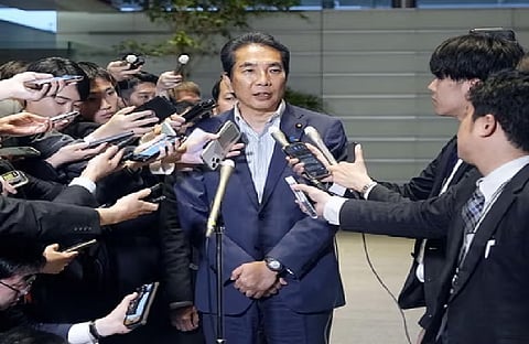 Japan's agriculture minister  , Taku Eto