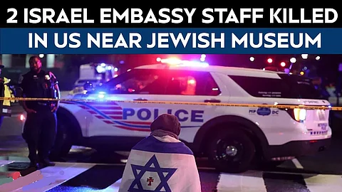 The suspect yelled, “Free, free Palestine” after he was arrested