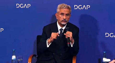 External Affairs Minister S. Jaishankar in conversation with Kira Vinke and Claudia Schmucker at the German Council on Foreign Relations, in Berlin, Friday, May 23, 2025.