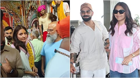 Virat Kohli, Anushka Sharma visit Ram Temple in Ayodhya