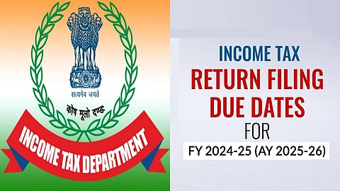 Income Tax dept extends due date to file ITR for AY26 till Sep 15