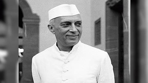 India's first prime minister Jawaharlal Nehru
