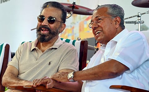 Kerala CM greets actor Kamal Haasan